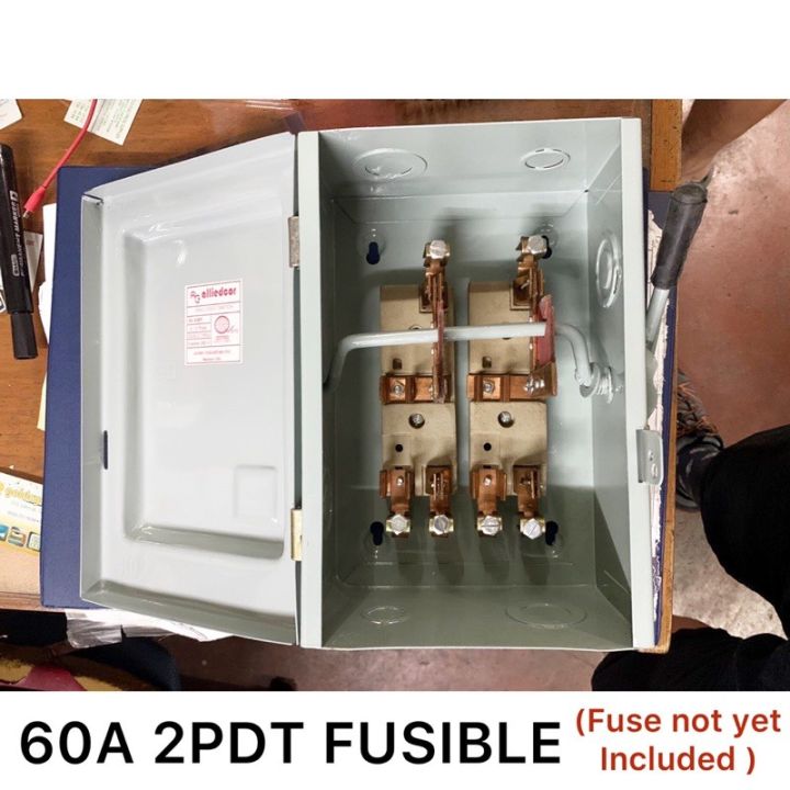 Safety Switch 60A 2Pole Double Throw Fusible / Non Fusible Lazada