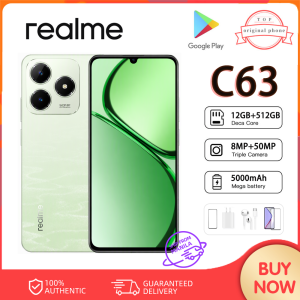 Realme C63 5G Smartphone 12GB+512GB Octa Core 8MP+50MP Triple Camera 5000mAh Battery Gaming phone