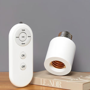 Đui Đèn Thông Minh E27 - Điều Khiển Từ Xa Hẹn Giờ Tắt Đèn Kèm Remote điều khiển từ xa