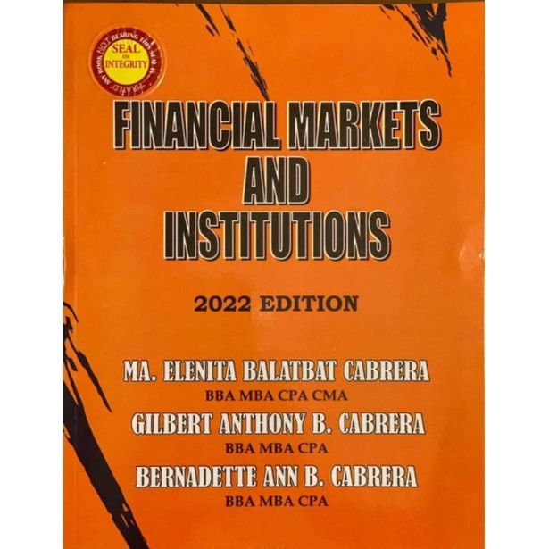 Financial Markets and Institutions 2022 Edition | Lazada PH