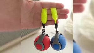 Speedy Tail 2.0 Automatic Moving Cat Toy Ball with Tail Smart Interactive Cat Toy Ball Two Speed Adjustment(Orange + Blue)