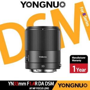 YONGNUO F1.4R YN33mm DA DSM 33มม. โครง APS-C F1.4รูรับแสงขนาดใหญ่สำหรับ R5 RP R6 R6II R7 R8 R3 R10 R50 R100