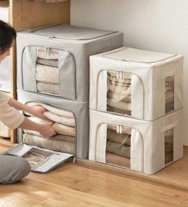 DXL Storage Box Fabric Box Clothing Wardrobe Finishing Bag Storage Box Clothes Storage Box Home