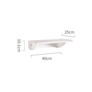 Classy Luxe Multifunctional Kitchen Wall Storage Shelf Wall-mounted Foldable Shelf Iron Rack Bathroom Wall Shelf Organizer White Rack
