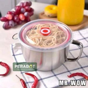 Bekas Makanan Keluli Tahan Karat / Cawan Mi/ Kotak Makan Tengah Hari dengan Pemegang