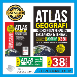 ATLAS GEOGRAFI TERLENGKAP & TERBARU INDONESIA & DUNIA