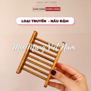 Khay Gỗ Đựng Xà Bông Cục Phòng Tắm Kệ Xà Phòng Sang Trọng Thân Thiện Môi Trường