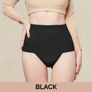 Women Slimming Panties Medium Waist Tummy Flatten Underwear Comfy Abdomen Control Panty Corset Inner Wear Seluar Dalam Wanita 女性中腰收腹内裤 Ready Stock 210031 - BB BabyShop