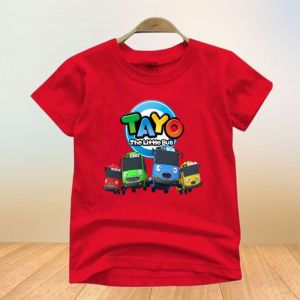 Baju Distro Anak Tayo The Little Bus ( umur 2 - 10 Tahun ) Cewek / Cowok