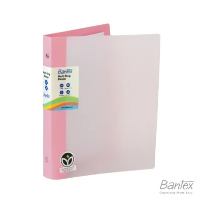 Bantex Bi-Colour New Trendy Multi Ring Binder A5 20 Ring - 3524