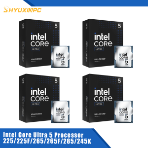 Intel Core Ultra 5 Processor 245K/245KF/225/225F 20M/24M Cache - Up to 5.2GHz 3 Years Warranty