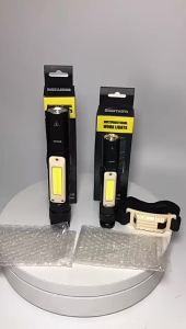 AE Best-selling high-brightness flashlight USB Rechargeable and multifunctional COB Work Light 90° Foldable Magnetic Inspection Light