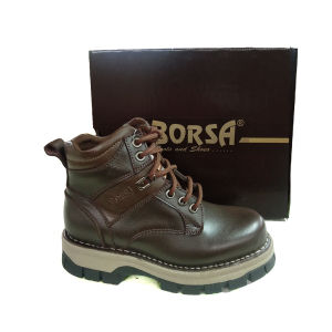 BORSA STARK - SEPATU BOOTS KULIT SAPI MURNI UKURAN PRIA DEWASA ORISINIL BY BORSA
