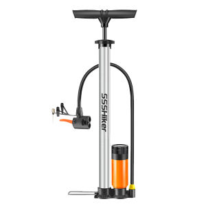 สูบลมมอเตอร์ไซ 160 PSI สูบลมจักรยาน สูบลมมือ ปั้มลมแบบพกพา ผู้หญิงสูบได้สบาย ปั้มลมยาง เติมลมมอเตอร์ไซค์ ได้