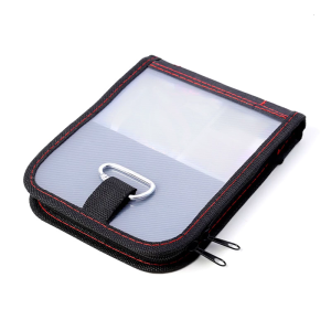 Túi Mồi Câu Hình Mực có khóa kéo không thấm nước có thể gập lại chậm nốt jigs túi mồi câu cá lưu trữ trường hợp Mồi Câu Hình Mực tổ chức