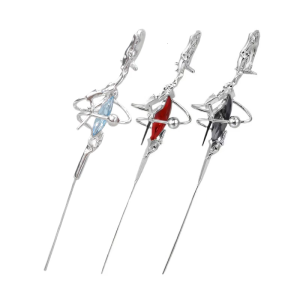 Surround Auricle Diagonal Stud Piercing Ear Cuff Party Wear Earring for Trendy Women Music Festival Accessories