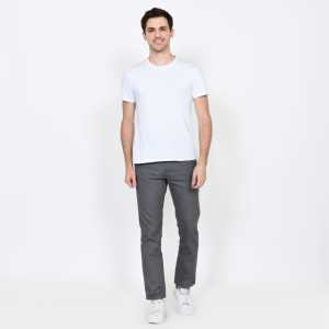 BS Celana Chino Standar Pria Celana Chino Panjang Standar Reguler Pria Celana Chino pria Warna HITAM