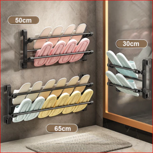 Kệ để đồ Giá Để Giày Dép Gắn Tường Không Đục Lỗ Có Thể Gập Lại Tiện Dụng