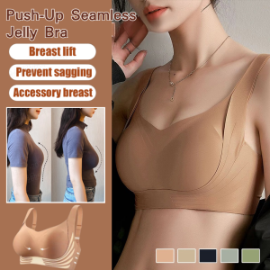 Miss Candy Anti-Sagging Seamless Underwear Side Breast Comfort Sports Vest Gathered Without Steel Ring Bra