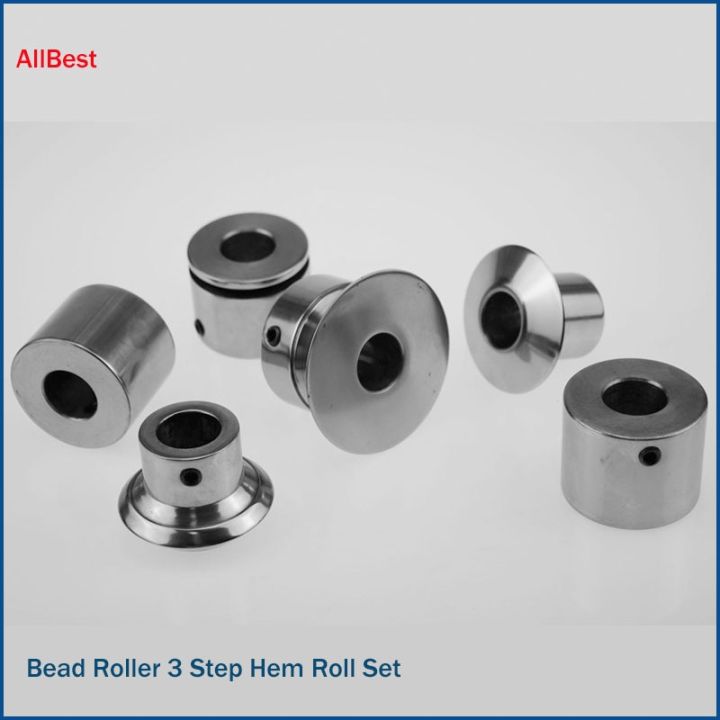 Bead Roller 3 Step Hem Roll Set Bead Roller Tipping Die Tool For 22Mm ...