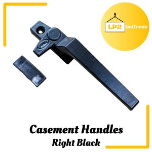 Casement Cam Handle for Aluminum Windows – Traditional Window Lock with Keeper (Left/Right)