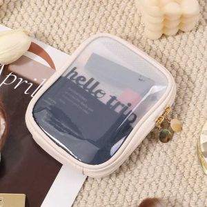 HTF Lipstick Makeup Pouch Mini Portable Cute Waterproof Travel Cosmetic Bag Wash Storage Bag