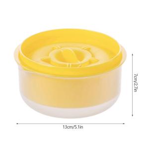 Household Egg Yolk Egg White Separator Food-Grade Plastic Egg White Filter Large-Capacity Portable Egg White Filter Kitchen Tool