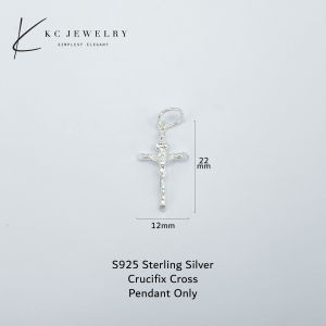 KC Jewelry S925 Silver - Crucifix Cross Pendant