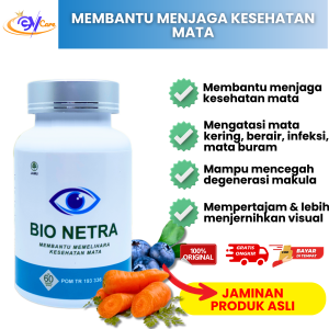 Bio Netra Obat Mata Minus Rabun Buram dan Silinder 60 Kapsul