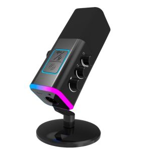 XLR/USB Dynamic Microphone Podcast Microphone Gaming Mic RGB Mic Streaming Mic