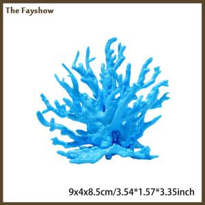 [The Fayshow] Coralline Artificial Fish Tank Decorations Aquarium Artificial PVC Plants Coral Ornaments Aquarium Landscape Aquarium