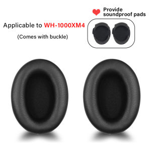 【Stock in SG】Extra Durable Sony 1000 XM3 1000XM4 WH-1000XM3 WH1000XM4 Earpad Earpads Ear Pad Pads Soft Protein Leather Cushion Replacement Headset