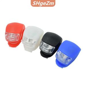 [COD] SHgeZm Đèn xe đạp Đèn xe đạp silicon Đèn Trước Đèn xe đạp Đèn Led Xe Đạp Chống Nước