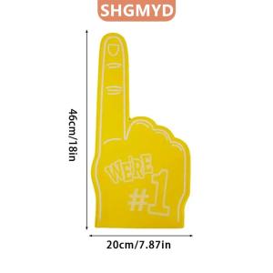 [COD] SHGMYD SPORTS โฟมนิ้วใหญ่อเนกประสงค์อุปกรณ์ประกอบฉากสำหรับเชียร์ลีดเดอร์มือกีฬากิจกรรมการเชียร์ปาล์มการเชียร์อุปกรณ์ประกอบฉากสำหรับงานปาร์ตี้หมายเลข1พัดลมนิ้ว