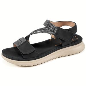 yangpa123 Womens Comfy Flat Sandals Open Toe Slingback Outdoor Shoes Casual Lightweight Sports Sandals