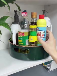 360-degree rotating seasoning storage rack - kitchen multi-functional seasoning storage - storage rack - seasoning rack