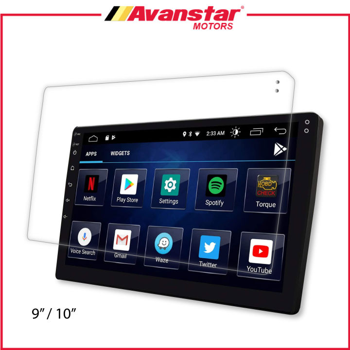 【Avanstar Motors】Car Player GPS Navigation Screen Protector Tempered