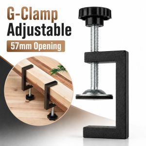 TEN Adjustable G-Clamp Plum Blossom Aluminum Alloy Open Table Clamp Professional Sturdy Small Clamp Woodworking Tool
