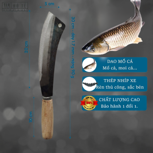 Dao mổ cá dao lọc cá dao gọt cá - Thép 100% - Dao Kéo Đồ Tể - Đa Sỹ - HL10