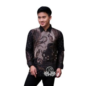 Kemeja Batik Modern Polimikro Murah - Lengan Panjang