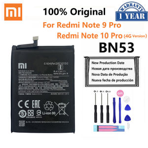 100 Original Xiao Mi BN53 5020mAh Phone Xiaomi Redmi Note 9 10 Pro Note9 Pro With Fast Charging Batteries Bateria