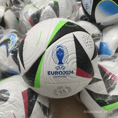 Bóng đá Euro 2024 Germany chính hãng Bách Hiền Sports size 5 da PU bền đẹp đá sân cỏ nhân tạo kèm kim bơm + lưới đựng