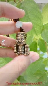 Móa khóa đồng thần tài mini