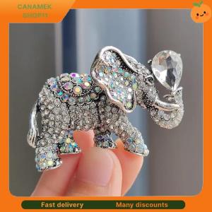 ❣️❣️❣️ Fashion Crystal Rhinestone Animal Elephant Brooches For Women Coat Jewelry Accessries Gifts
