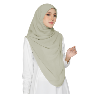 Bawal Voile Curve Bidang 55 ( Alya Apparels Premium Tudung B55 Shawl Cotton Voile Hijab Muslimah )