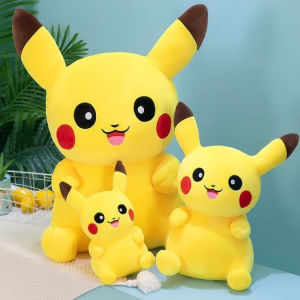 【30-65CM】Pikachu Plush Toy Pokemon Doll Kids Children Sleeping Pillow Birthday Gift 皮卡丘公仔