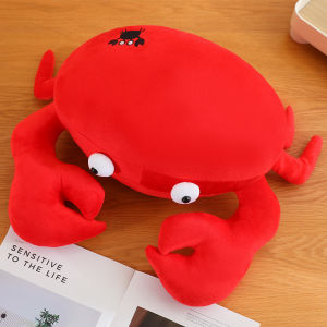 JOJO CASTLE Nice Creative Plush Toy Simulation Lobster Crab Doll Hat Soft Filling Sleeping Pillow Funny Activity Gift For Boys And Girls