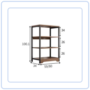 【COZYCASA】Wooden Color Bookshelf Office Storage Rack Multi-Layer Shelf Floor Standing Organizer