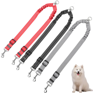 Đôi đã kết thúc dây dắt thú cưng cho 2 con chó xé kháng nylon an toàn clip mệt mỏi giảm Dây dắt Bộ cho giống khác nhau