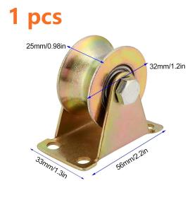 Roda Gerbang Pagar 50mm Roda Rel U&V Roda Gerbang Pagar Besi COD